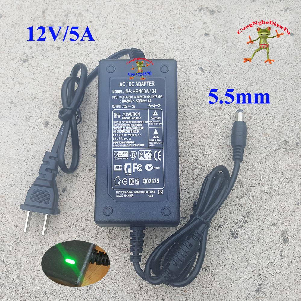 Nguồn adapter 12v - 5A - 60W