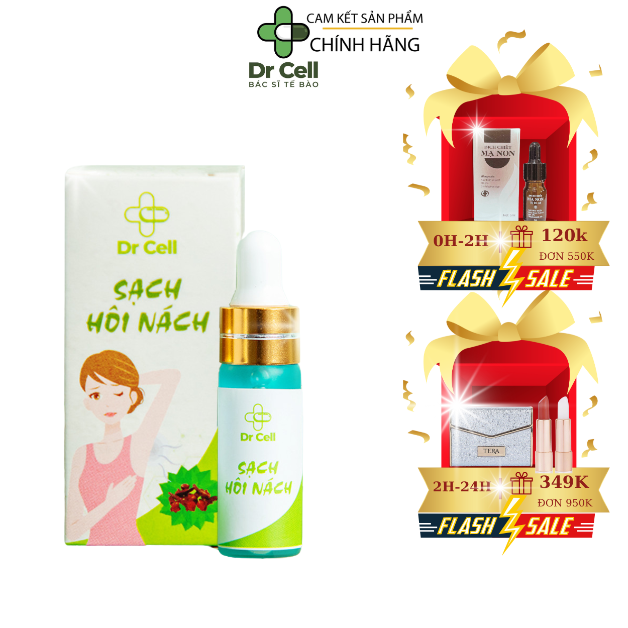 Khử mùi hôi nách hôi chân, ngăn ngừa mùi hôi cơ thể