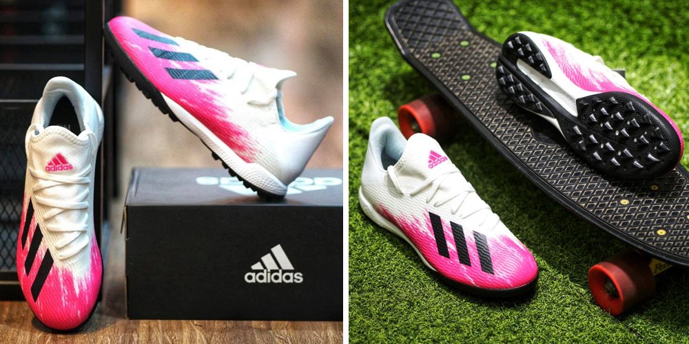 GIÀY ĐÁ BÓNG CHÍNH HÃNG ADIDAS X 19.3 TF – EG7157 – TRẮNG/ HỒNG | Lazada.vn