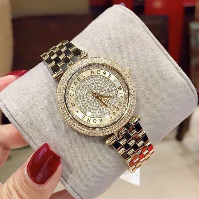 Đồng hồ nữ dây kim loại Michael kors MK3445 - MK3476 size 33mm fullbox chống nước vỏ thép không gỉ đồng hồ nữ sang trọng