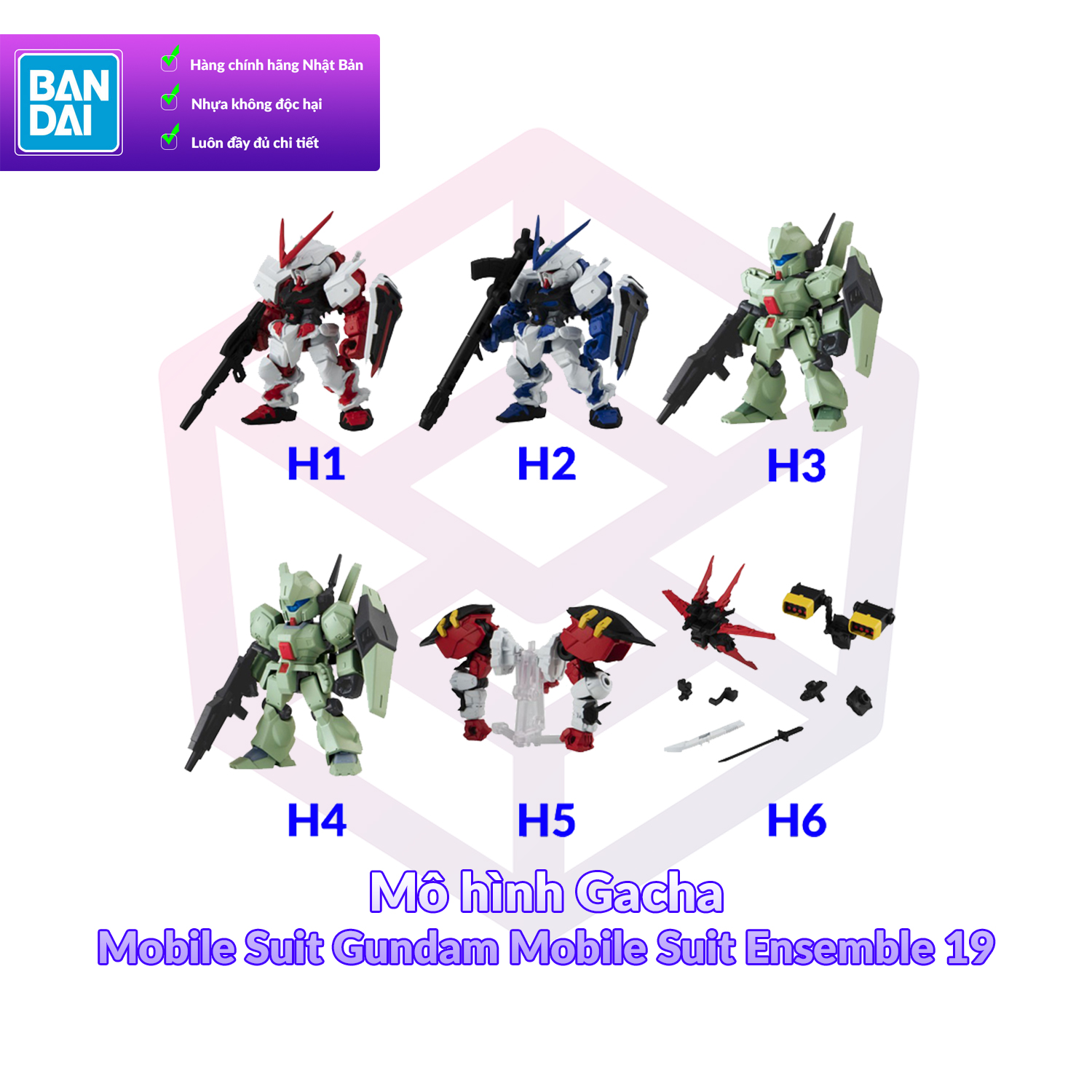 Mô hình Bandai Mobile Suit Gundam Mobile Suit Ensemble 19
