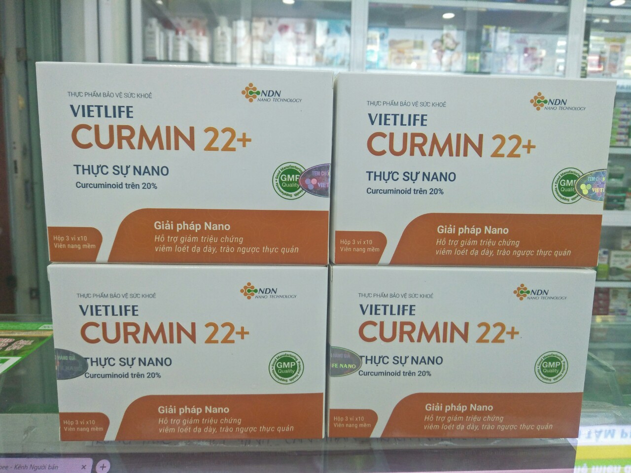 (Chính Hãng)  Vietlife Curmin 22+ 30 VIÊN -Giải pháp cho trào ngược dạ dày