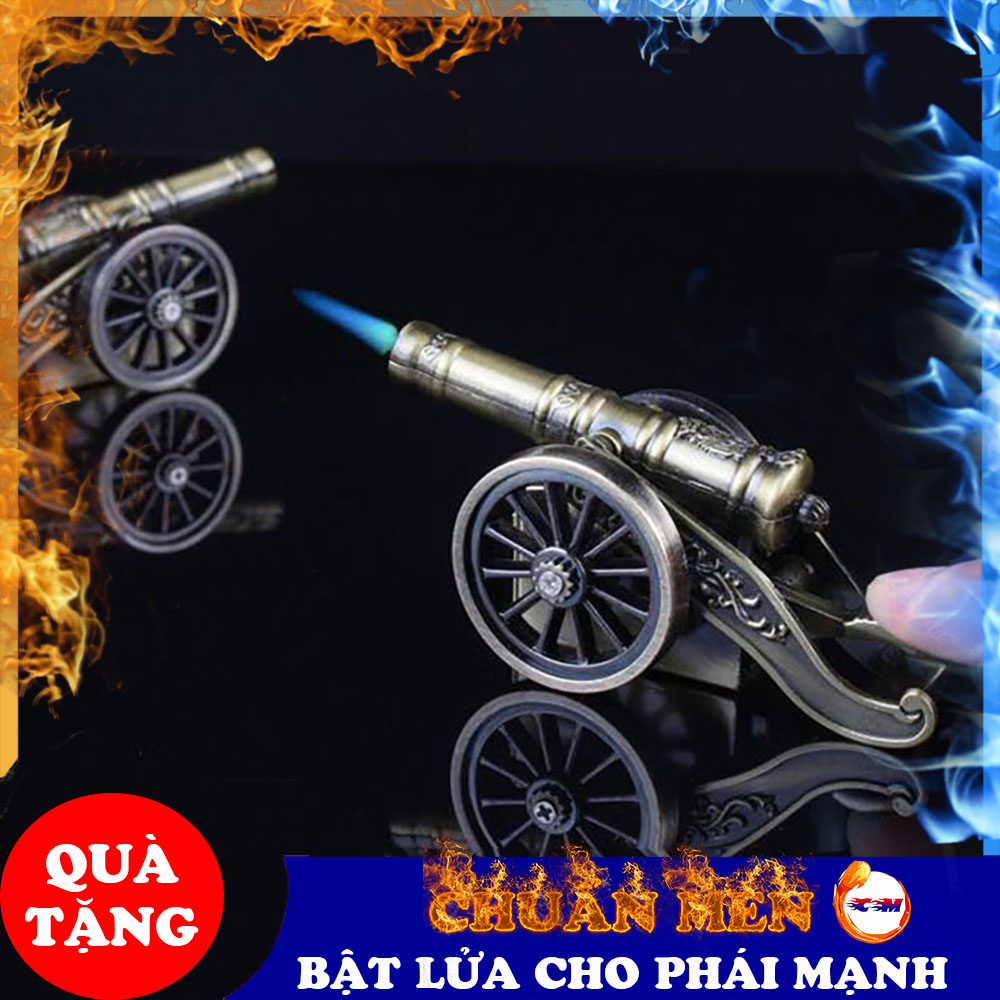 Bật lửa khò Chuẩn Men độc lạ hình thần công chất liệu kim loại sử dụng gas - GD0798