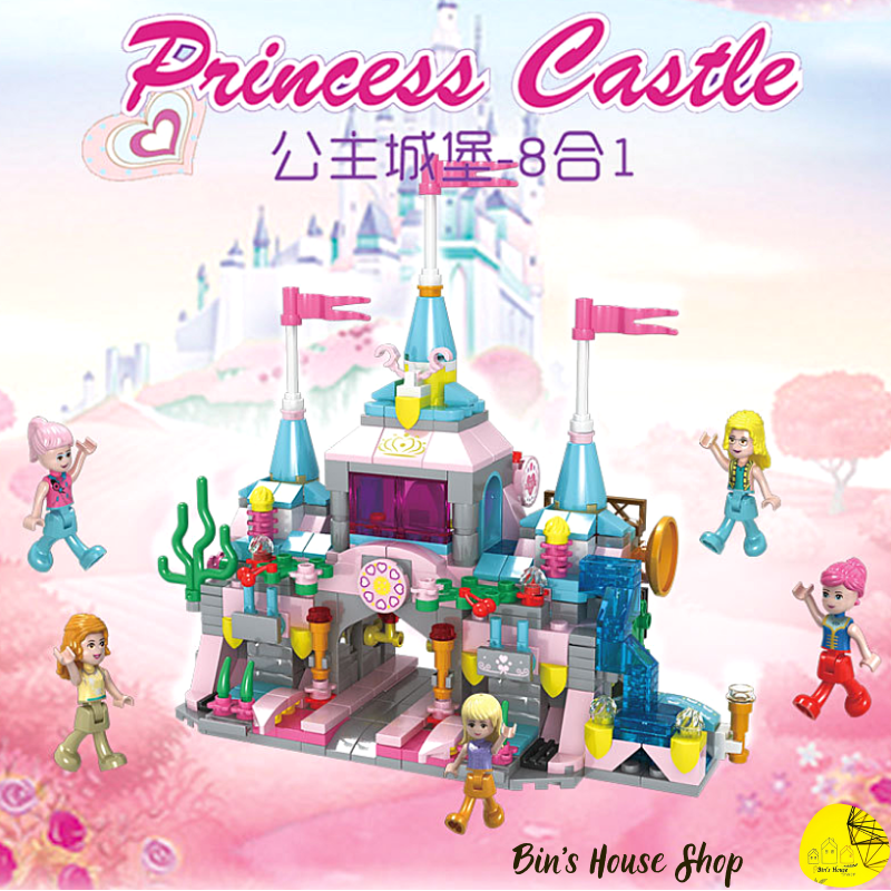 Đồ Chơi Trí Tuệ -  Mô Hình Đồ Chơi Lắp Ráp Lego Lâu Đài Các Nàng Công Chúa