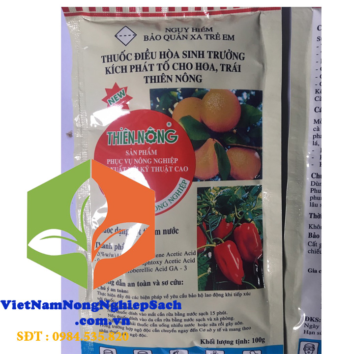 Kích phát tố thiên nông – thuốc kích ra hoa đồng loạt cho cây trồng gói 100gr