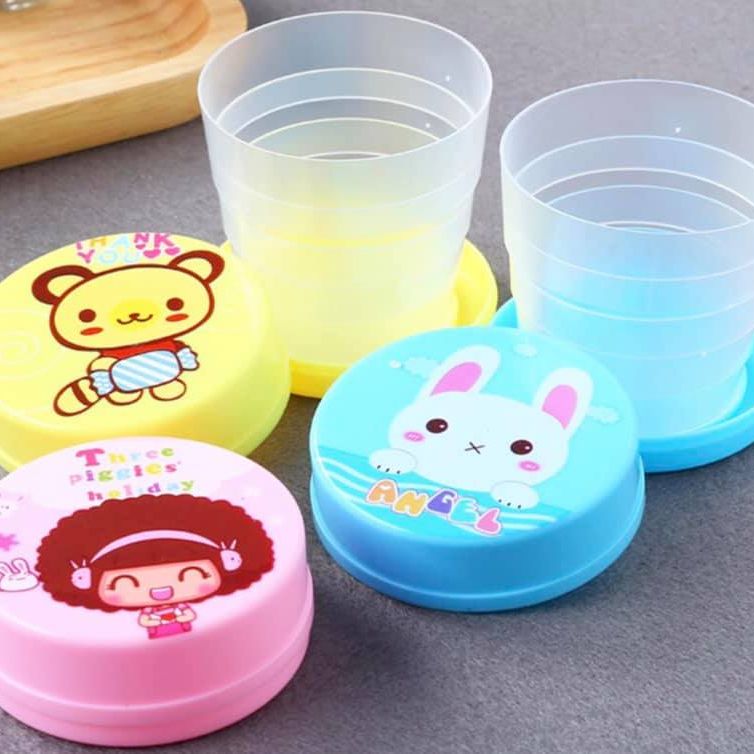 Cốc nhựa gấp gọn thông minh bỏ túi tiện lợi cho nhân viên đi làm, học sinh đi hoc-giadungnhaxinh