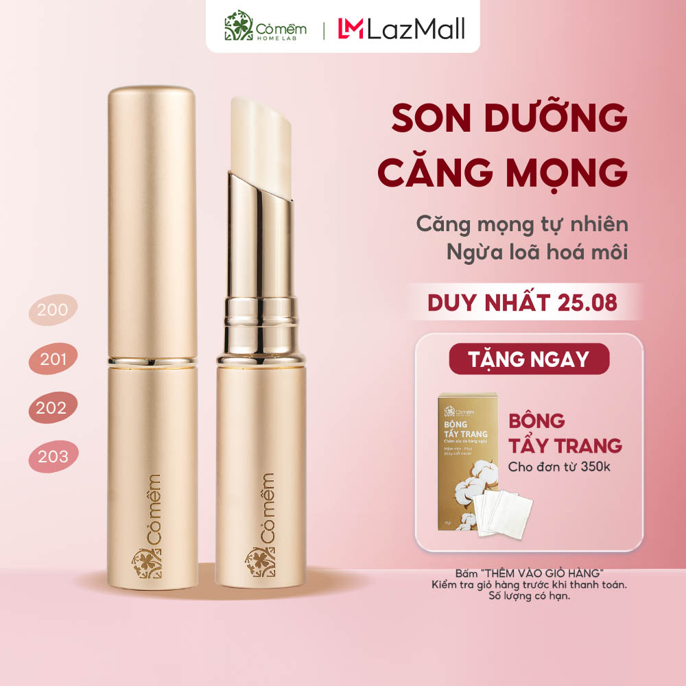 Son dưỡng môi Nhiên Cỏ Mềm chứa Maxilip giúp dưỡng ẩm giảm nếp nhăn và ngừa lão hoá môi 3g