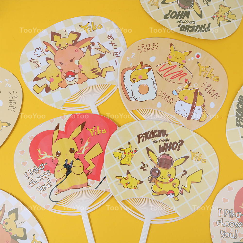 Quạt cầm tay Pikachu dễ thương cute PK0116