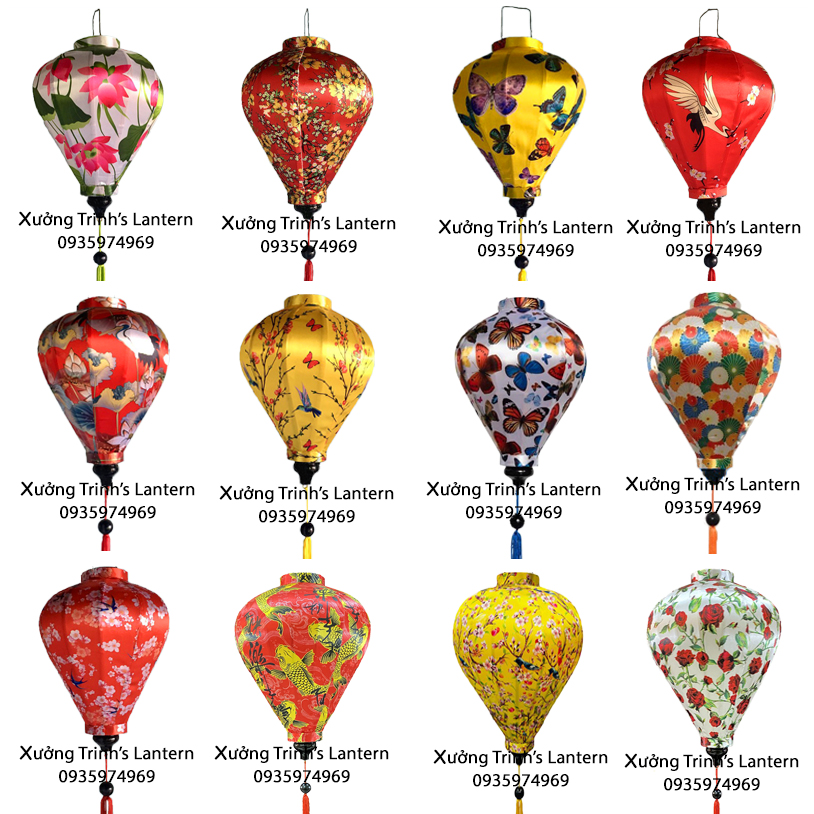 Đèn lồng hội an củ tỏi in 3d mua 10 =sỉ trinh lantern