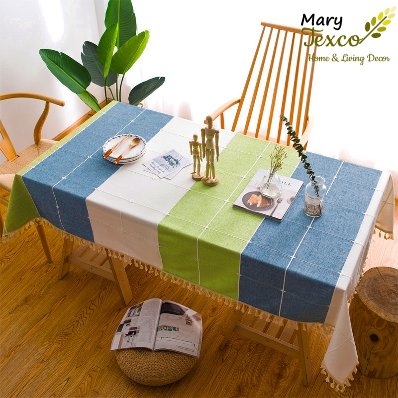 Khăn trải bàn Mary Texco cotton thêu trang trí khách sạn, nhà hàng, quán cafe - KBCC02