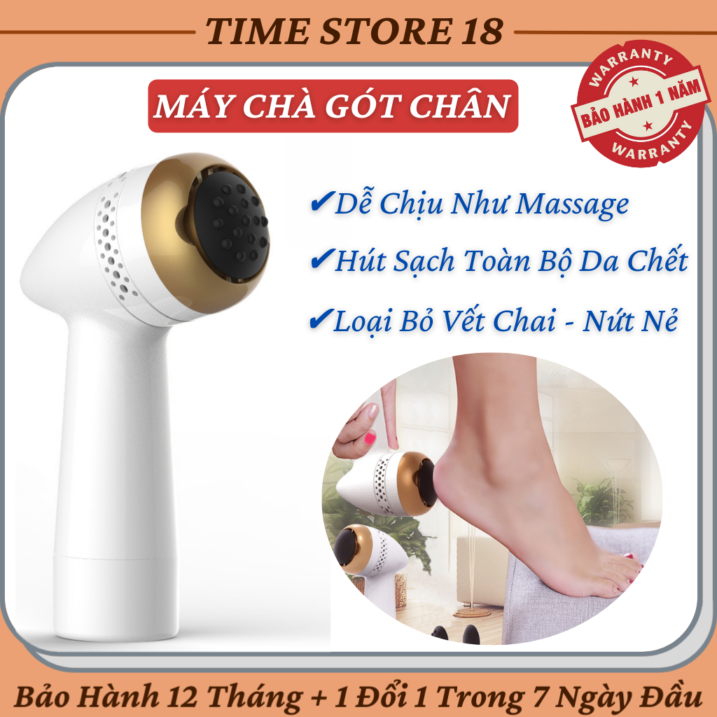 Máy chà gót chân yb29 - máy mài gót chân và da chết sạch sẽ kèm chức năng massage chân tự động