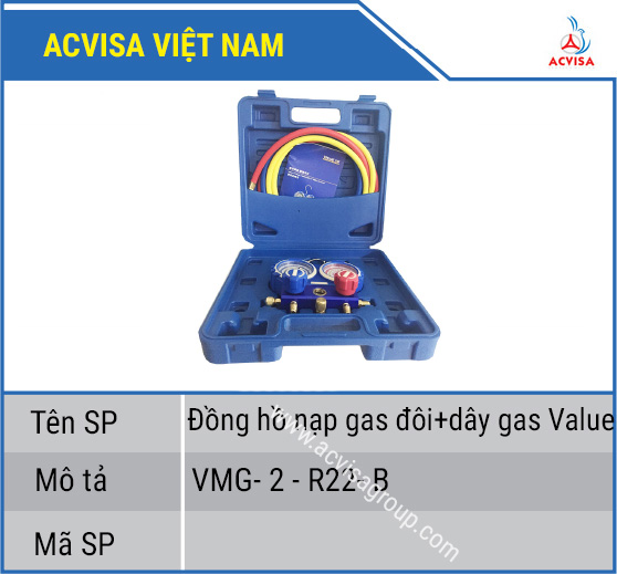 Đồng hồ gas đôi value model: vmg-2-r22-b