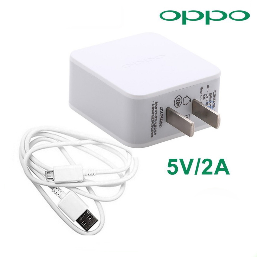 Bộ sạc nhanh oppo ak 717 chính hãng, công suất 10w, chân usb to micro