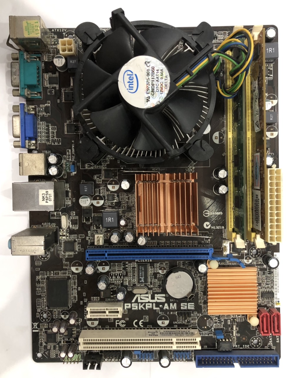 Combo main chip ram tản nhiệt asus g31