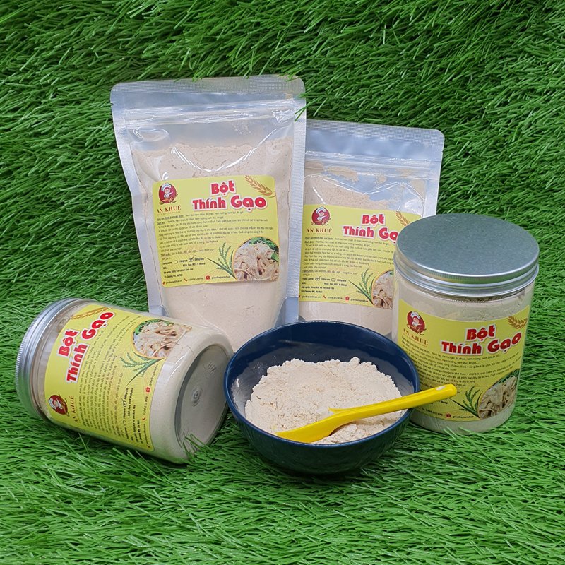 Bột thính gạo nguyên liệu trộn các món nem thính , nem chạo