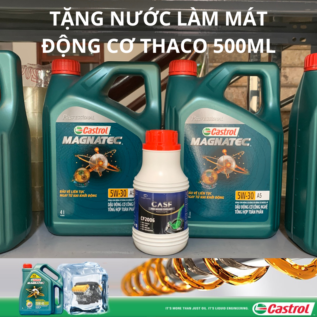 Dầu nhớt castrol magnatec sae 5w-30 a5 sn ilsac gf-5 - dầu nhớt động cơ ô tô - tổng hợp toàn phần