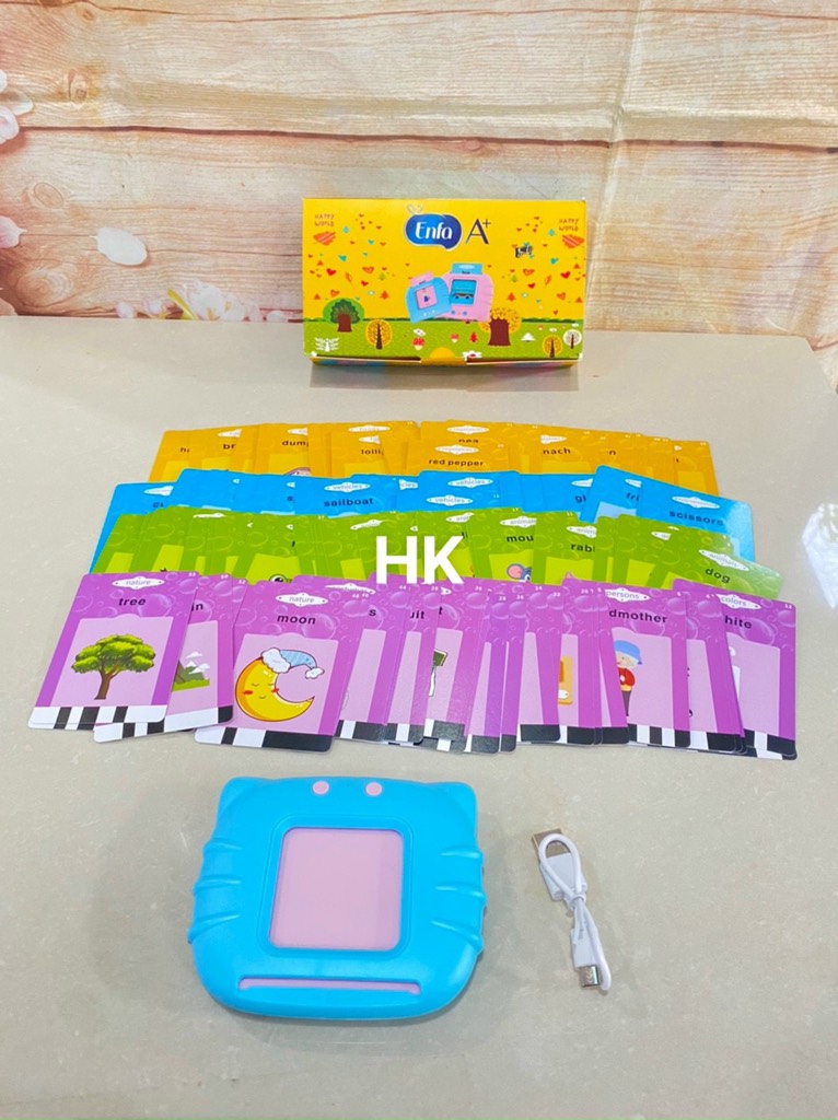 Máy đọc thẻ tiếng anh cho bé 224 từ hkm Enfa