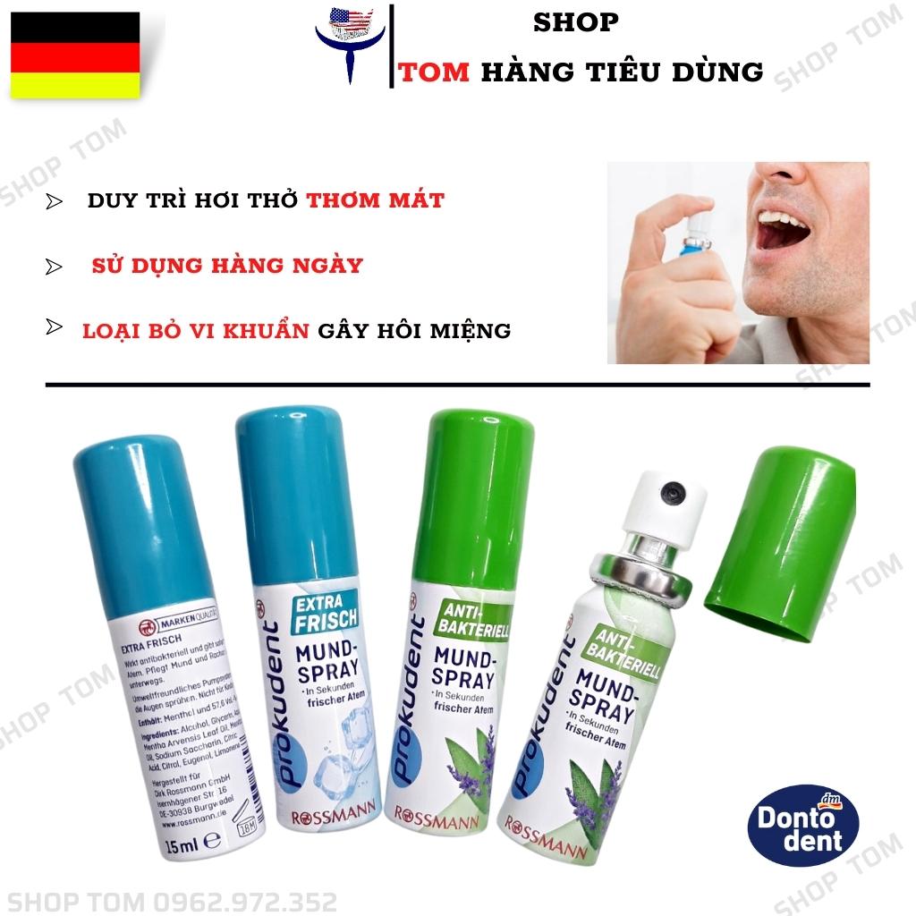 Xịt thơm miệng kháng khuẩn Prokudent 15ml Hàng Đức