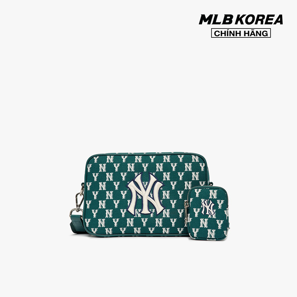 Mlb - túi đeo chéo phom chữ nhật monogram 3acrm012n-50gnd