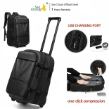 Sea choice SC9222 Vacuum backpack, high-end suitcase, Vacuum backpack with TSA lock, large capacity 60L, can hold 17'' laptop