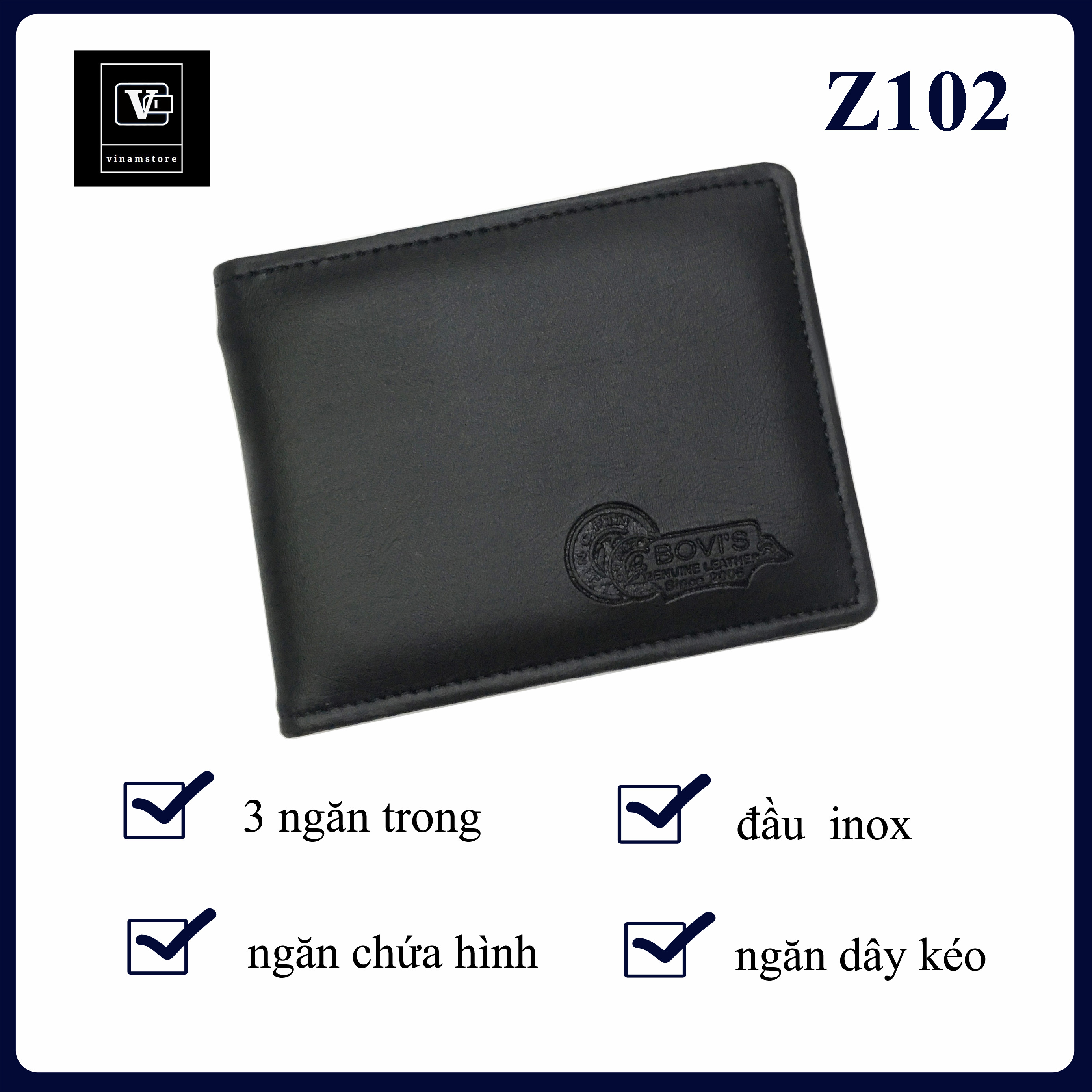 [HCM]bóp nam ví nam ví bóp tiền nam ví ngang thời trang đựng vừa giấy tờ tiền cavet xe  thẻ atm