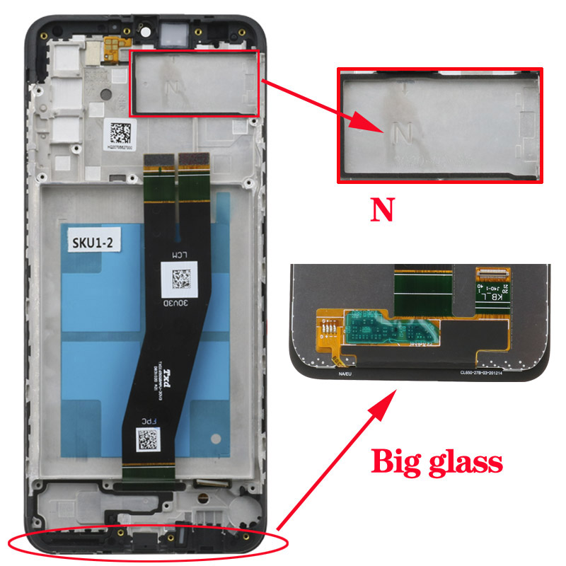 Ban đầu 6.5 "A025 LCD đối với Samsung Galaxy a02s a025m a025fDS a025gDS LCD hiển thị màn hình cảm ứng Digitizer lắp ráp thay thế