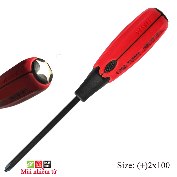 Tô vít đóng tay cầm siêu êm No.730 Vessel – Nhật bản