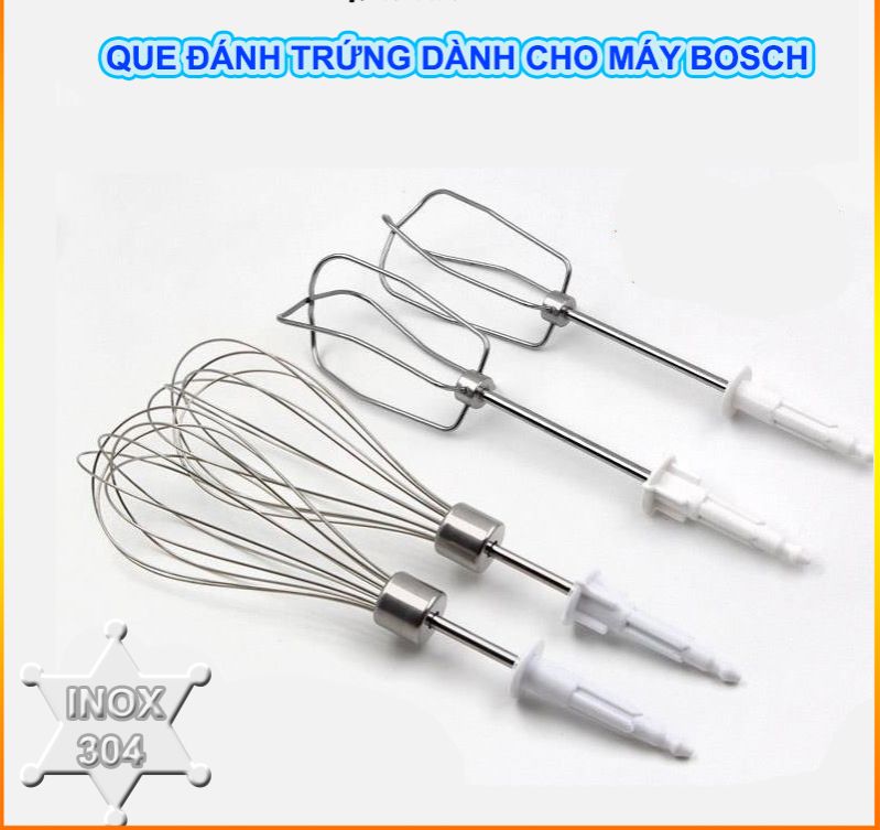 Que đánh trứng dành cho máy bosch cao cấp inox sus304