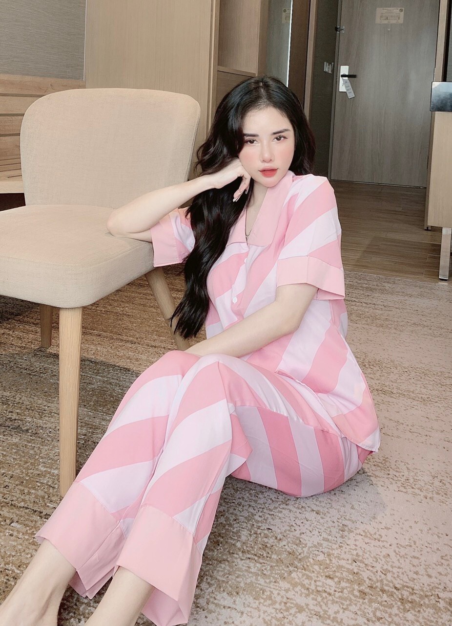 Đồ bộ nữ Pijama mặc nhà ,bộ ngủ dễ thương chất kate mềm mịn thoáng mát. Bộ đồ nữ