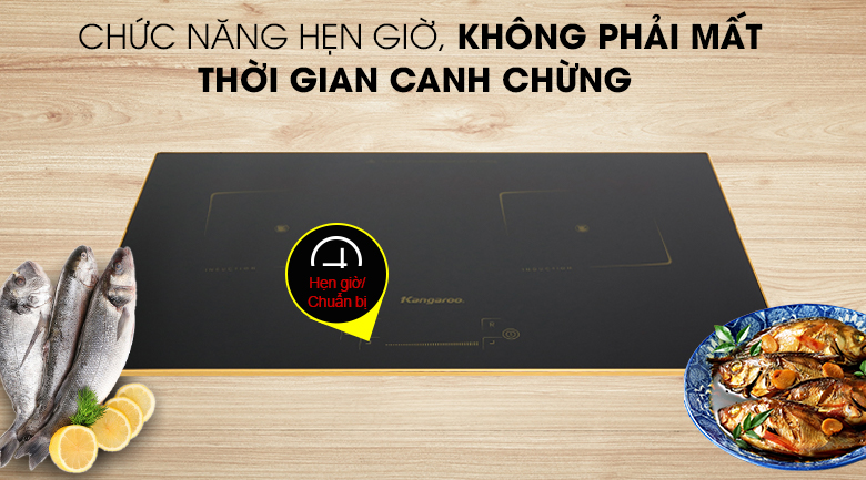 Bếp từ đôi kangaroo kg438i