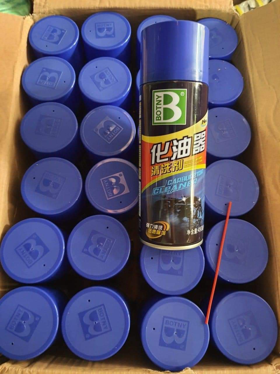 Xịt tẩy rửa chế hòa khí Botny 450ml siêu mạnh siêu sạch