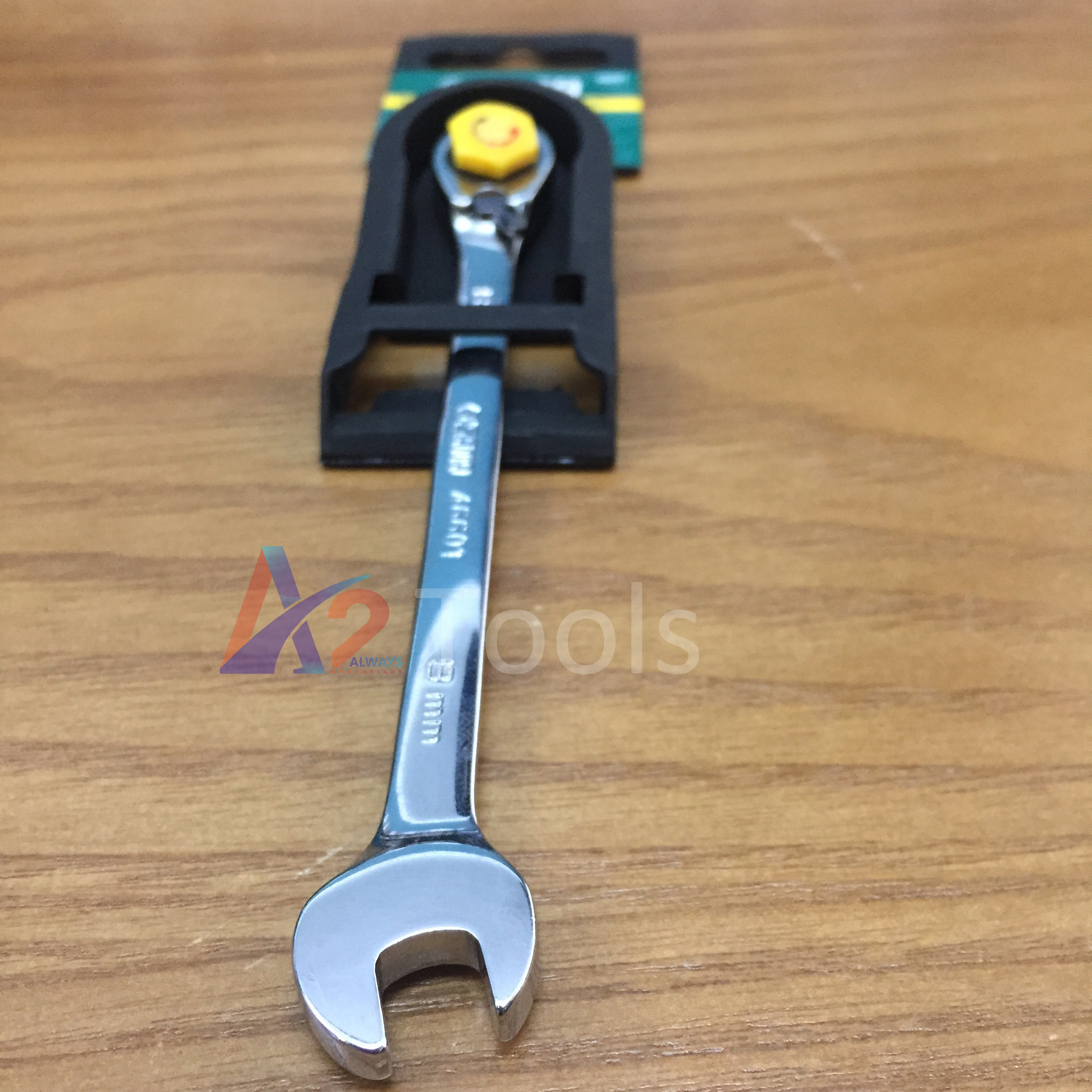 Cờ lê vòng miệng tự động đảo chiều sata 8mm 46601