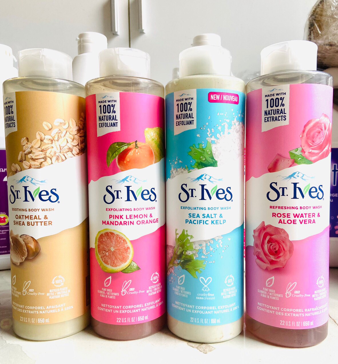 Sữa tắm st.ives stives body wash mỹ 650ml