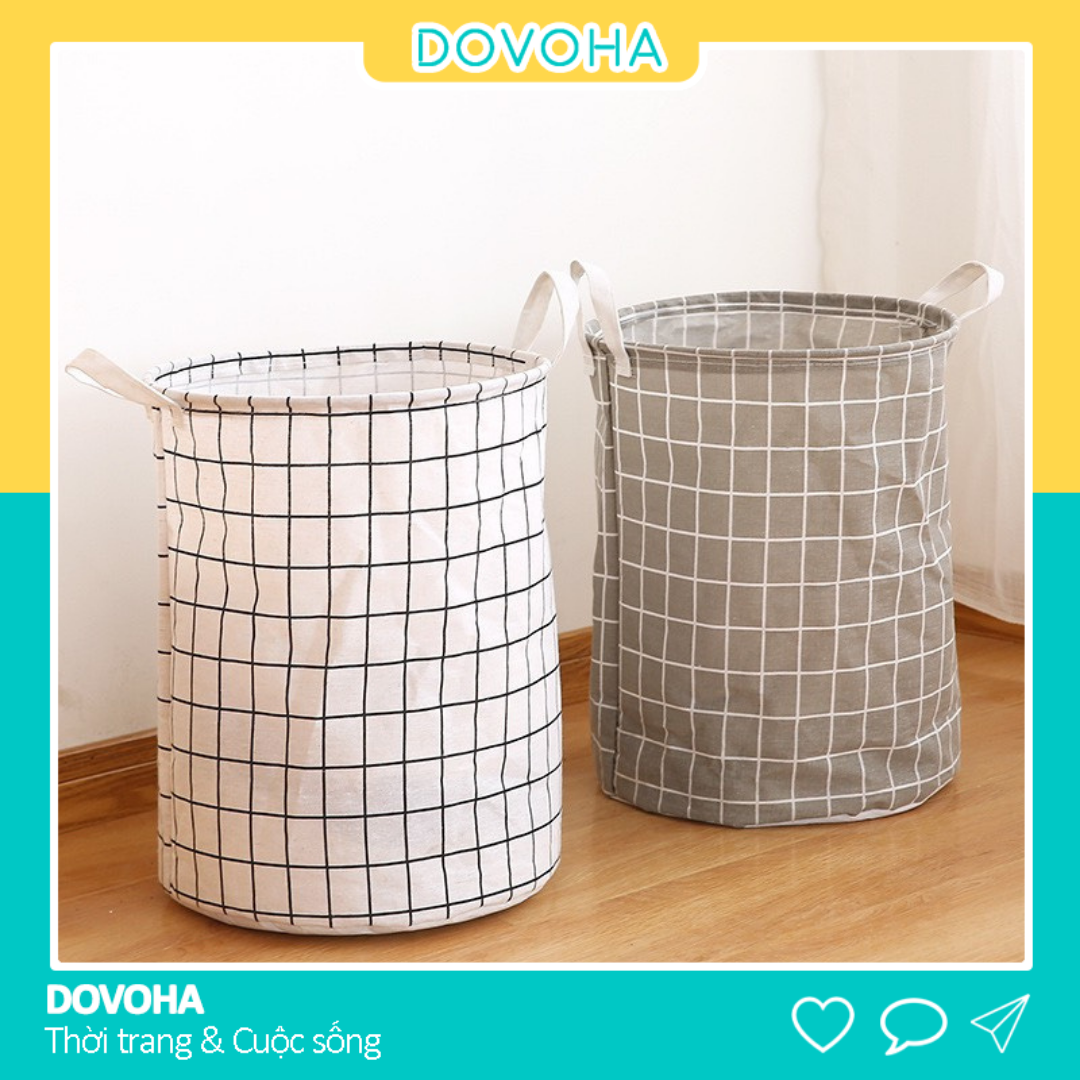 Giỏ vải đựng quần áo đa năng đựng đồ cá nhân DOVOHA TV04