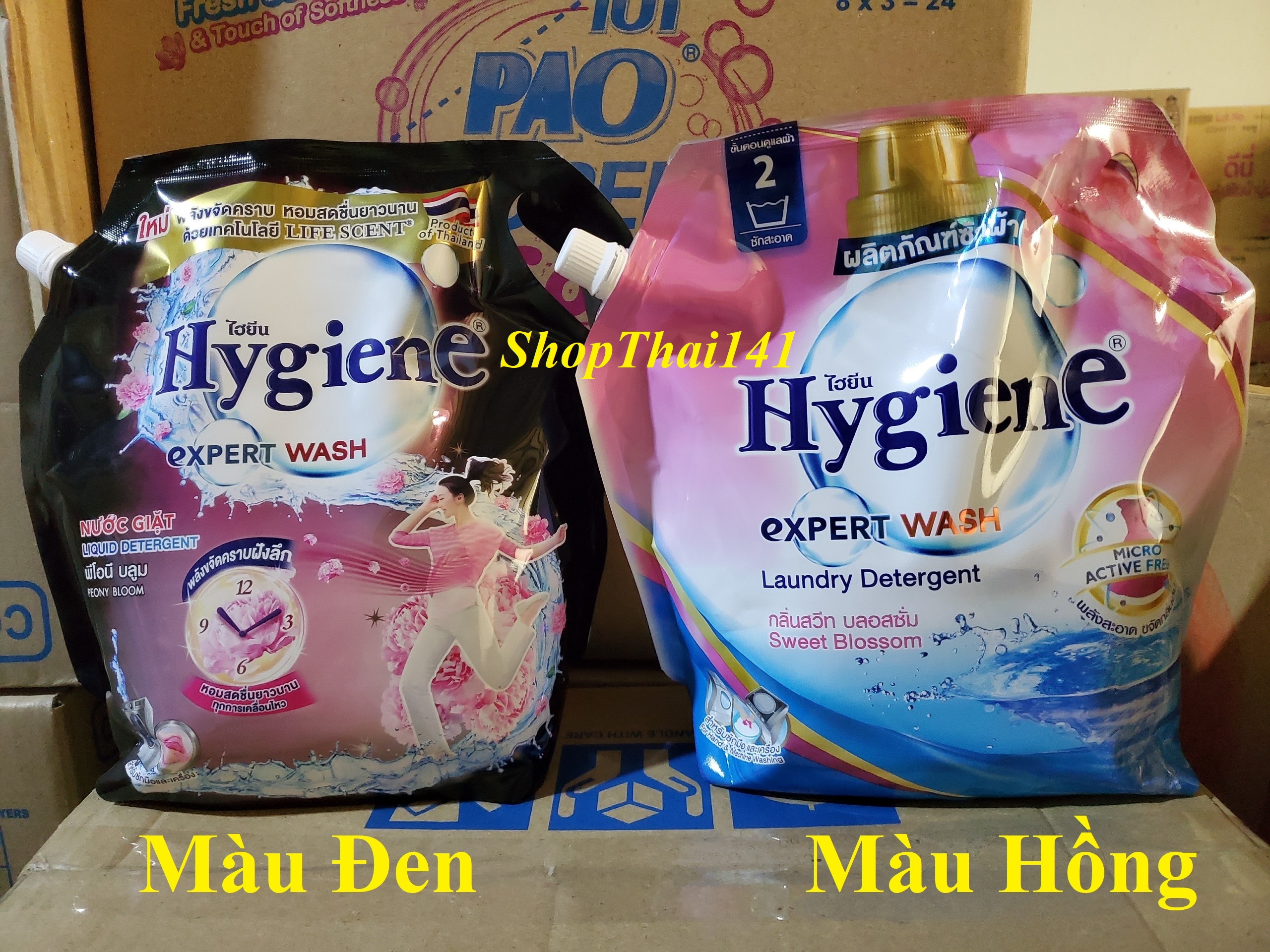 Nước giặt đậm đặc Hygiene túi 1800 ml - Thái Lan