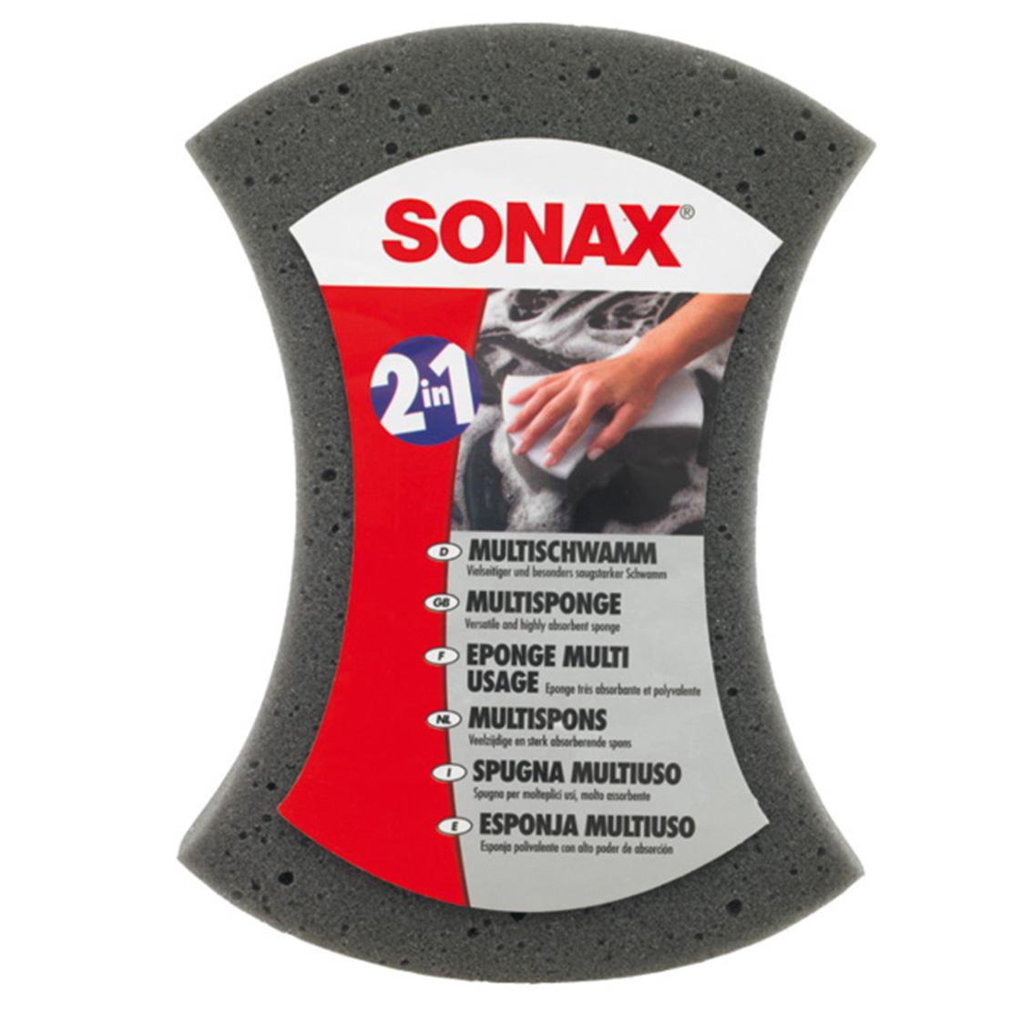 Bọt biển rửa xe ô tô cao cấp sonax 2-in-1 multi sponge