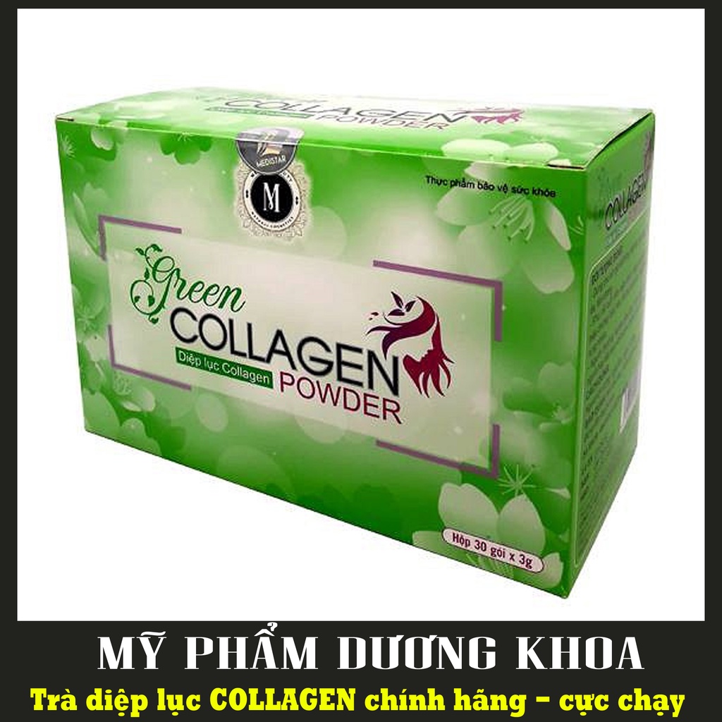 Trà Diệp lục collagen chính hãng - diệp lục colagen