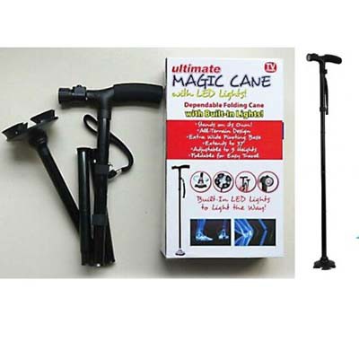 Gậy Chống Trượt Gấp Khúc Có Đèn Pin Cho Người Già Ultimate Magic Cane