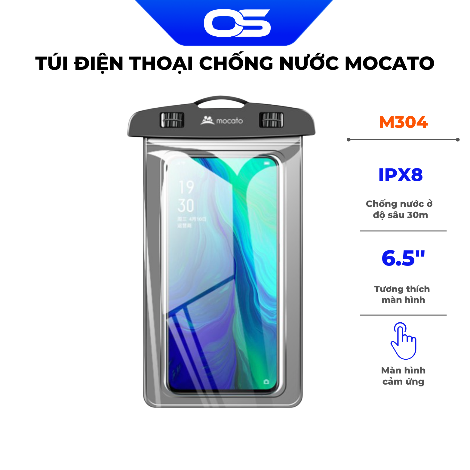 [FREESHIP MAX] Túi Chống Nước Mocato M304 - Chống Nước Cho Điện Thoại, Phụ Kiện Công Nghệ