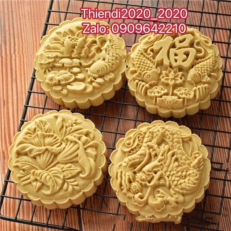 K41&42- khuôn bánh trung thu- 4 kiểu