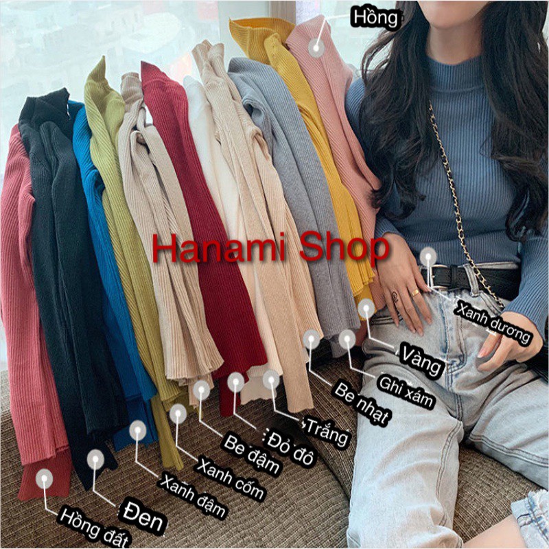 Áo len cổ 3 p phân nữ, áo len tăm hàng quảng châu loại 1 len mềm pha lông mịn