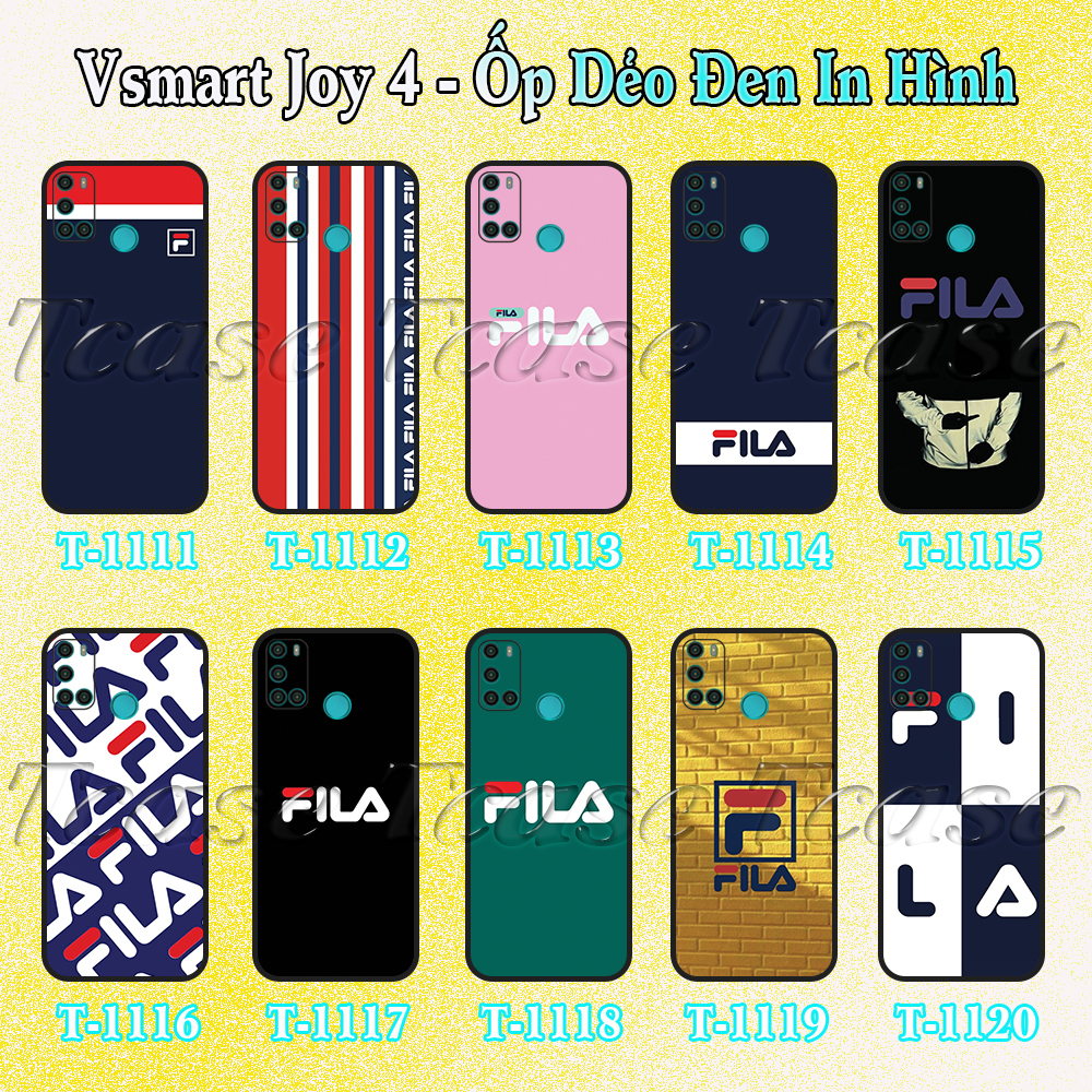 [HCM]Ốp lưng Vsmart Joy 4 - Ốp dẻo đen in hình BST FL độc lạ