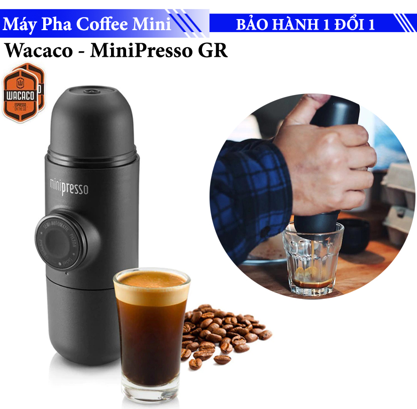 Dụng cụ pha cà phê Espresso cầm tay Wacaco MiniPresso GR - Máy pha cà phê dạng bột