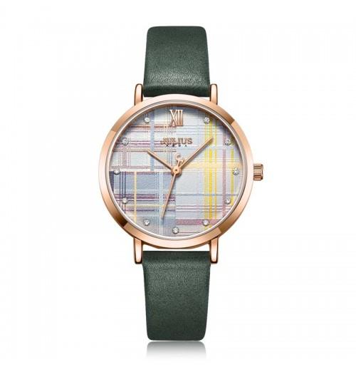 Đồng hồ nữ ja-1133d julius hàn quốc dây da