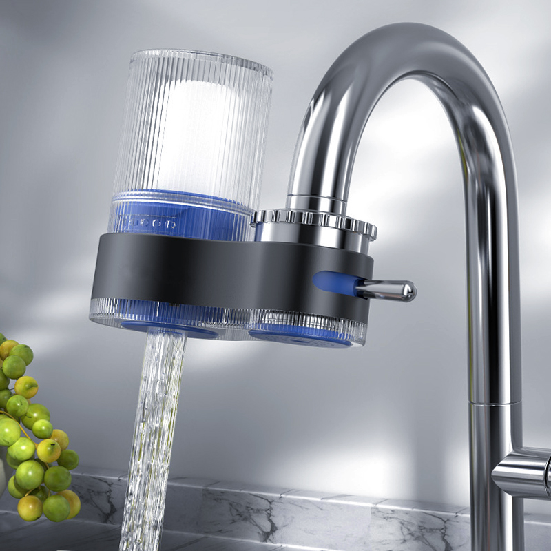 High-Quality 6-Stage Ceramic Filter Faucet-Mounted Water Filter, Ceramic Core Faucet Water Filter, Antibacterial, Dechlorinating, Anti-Dust, 6-Stage Ceramic Core Filter.
