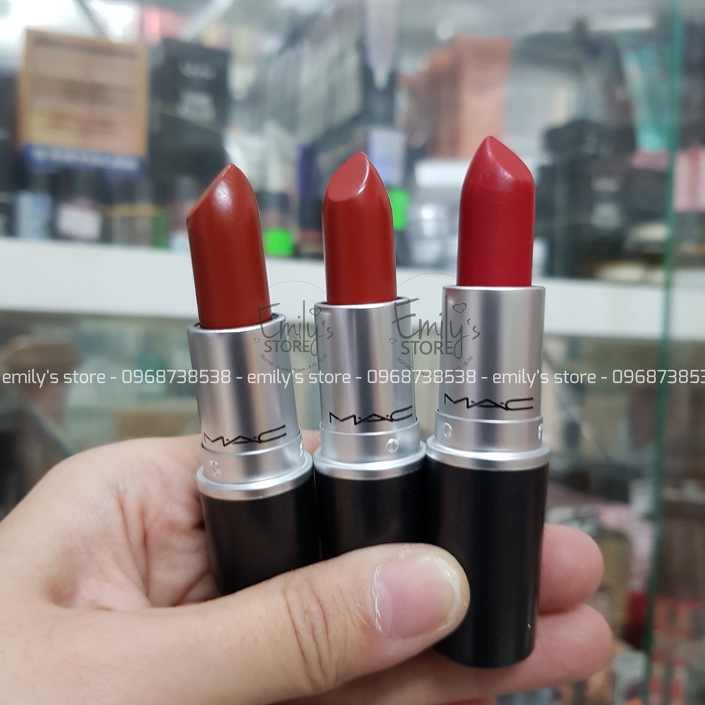 Son thỏi các màu đỏ đất, cam đất, đỏ tươi siêu xịn
