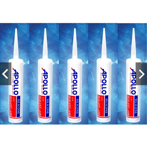 Keo silicon APOLO A300 chính hãng. trắng trong