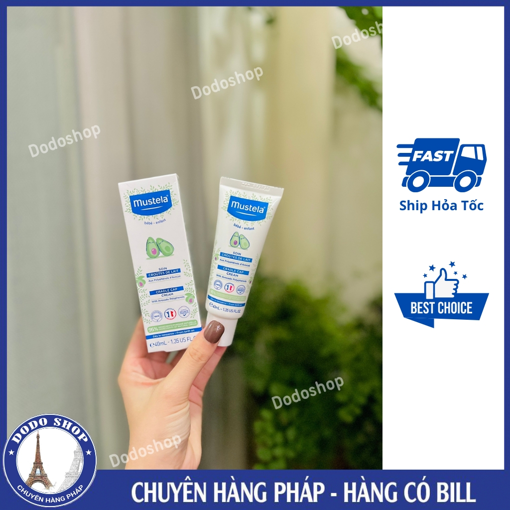 Mustela Soin Croûtes De Lait Cradle Cap Cream Reduces Dandruff and Scalp Flakes_Dodoshop