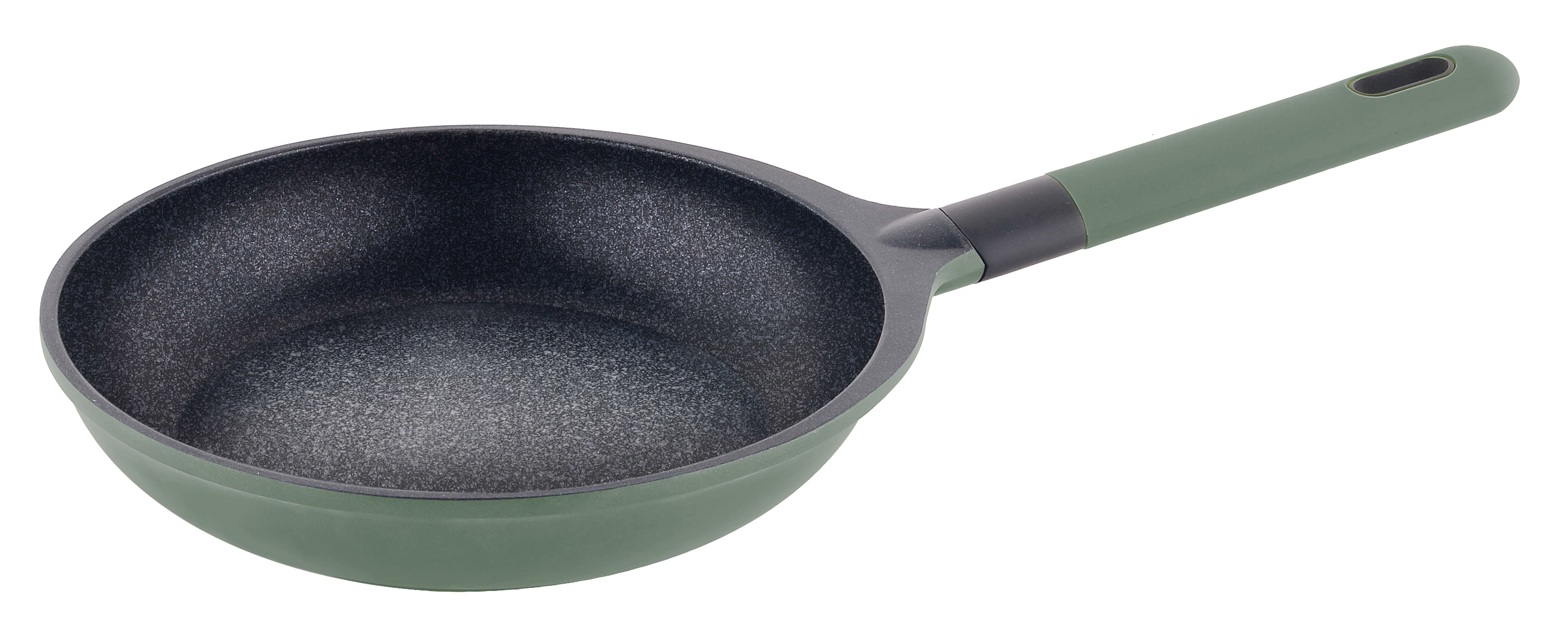 Chảo Đúc Vân Đá CAREZ FPC581DI24SN - Đường kính 24Cm - Nhôm đúc nguyên khối, phủ chống dính vân đá Greblon C3 super rough granite, tay cầm đúc nguyên khối - Hàng chính hãng