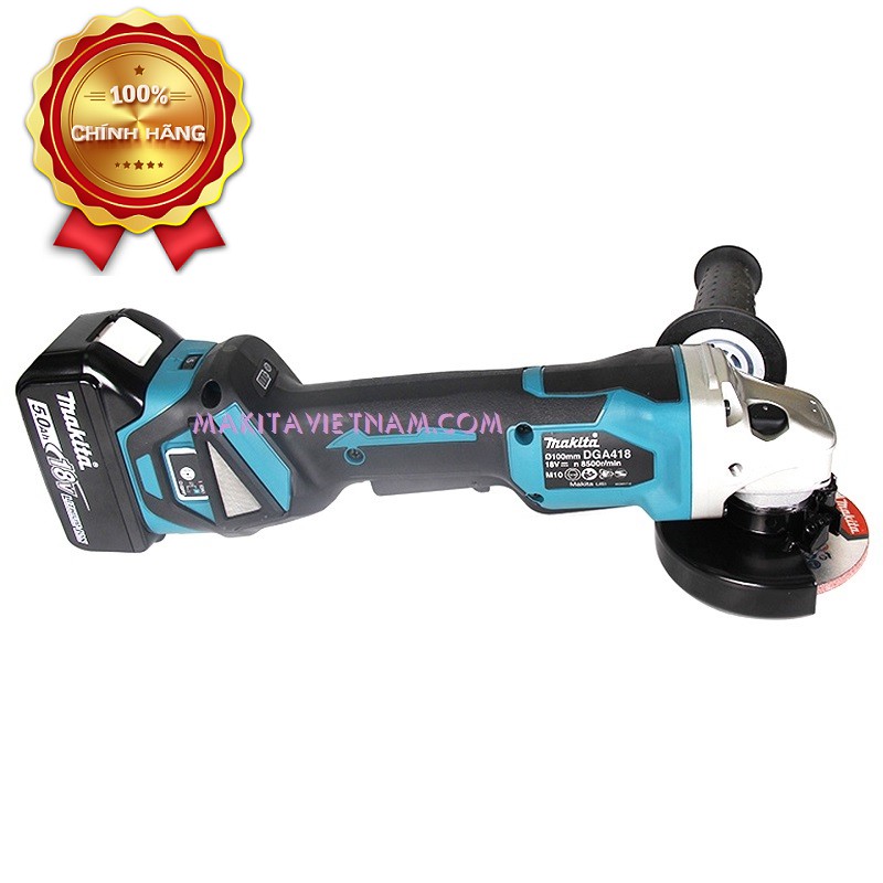 Máy mài góc dùng pin Makita Dga418Z 18V không kèm pin + sạc, chất lượng sản phẩm đảm bảo và cam kết hàng đúng như mô tả